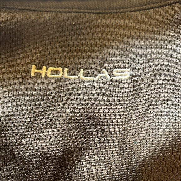 HOLLAS L black short sleeved polo shirt - Picture 7 of 9